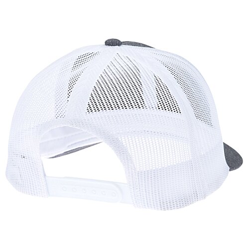 Additional Image 1 - a white hat with a black patch