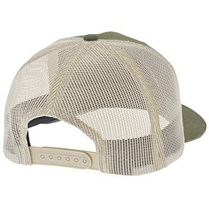 Additional Image 1 - a white hat with a green back