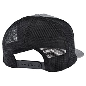 Additional Image 1 - a black hat with a mesh back