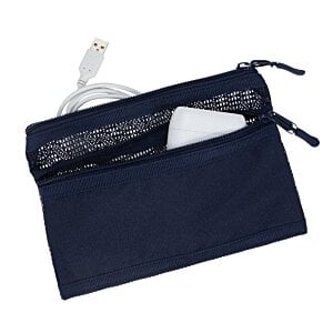 Additional Image 1 - a blue bag with a white object in it