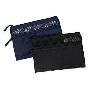 Additional Image 3 - a black and blue pouches
