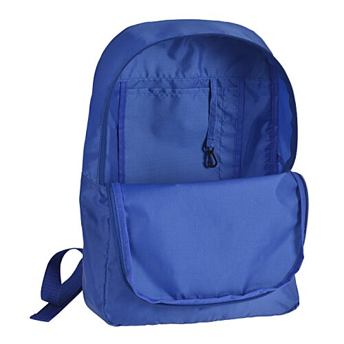 Additional Image 2 - a blue backpack with a strap