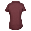 a back view of a maroon shirt