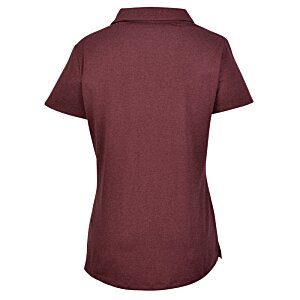 Additional Image 1 - a back view of a maroon shirt