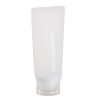 a white plastic tube with a white cap