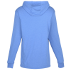 a blue hoodie with a white background