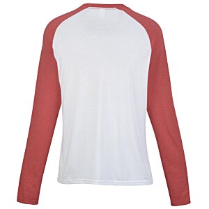 Additional Image 1 - a white and red long sleeve shirt