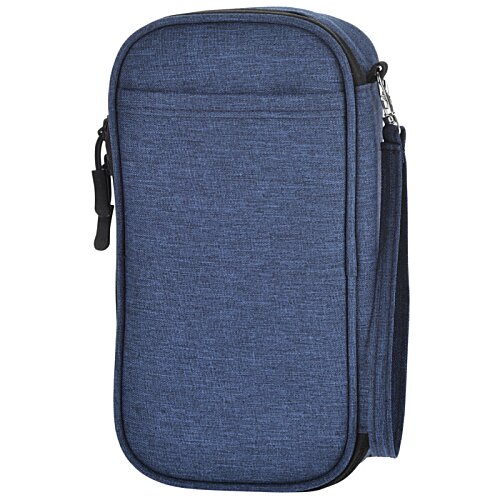 Additional Image 1 - a blue bag with zipper