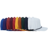 a group of different colored hats