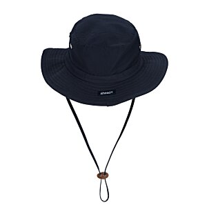 Additional Image 1 - a black hat with a lanyard