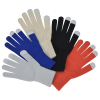 a group of gloves in different colors