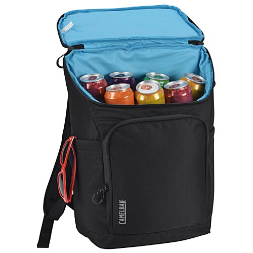 Additional Image 2 - a black backpack with a blue cover