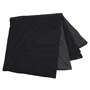 Additional Image 1 - a black folded napkin on a white background