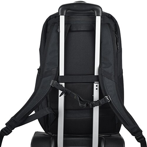 Additional Image 3 - the back of a black backpack