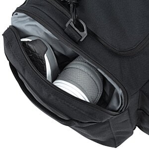Additional Image 5 - a black backpack with a white cup inside