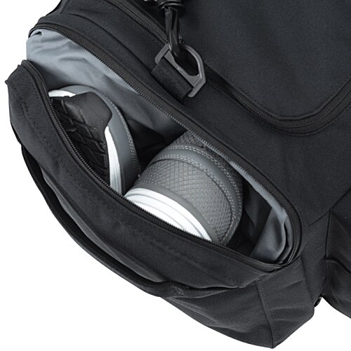 Additional Image 5 - a black backpack with a white cup inside
