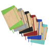 a group of books in different colors