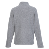 a grey sweater with a white background