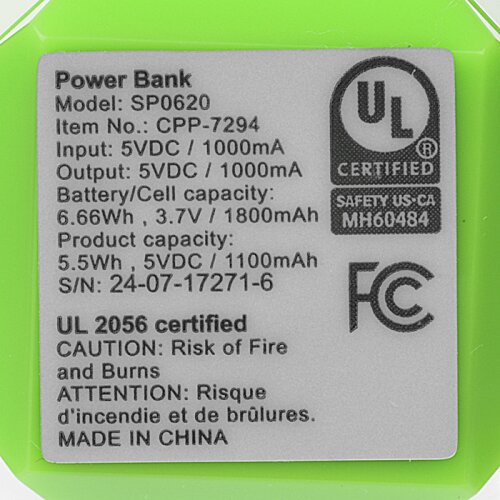 Additional Image 4 - a close up of a green and white label