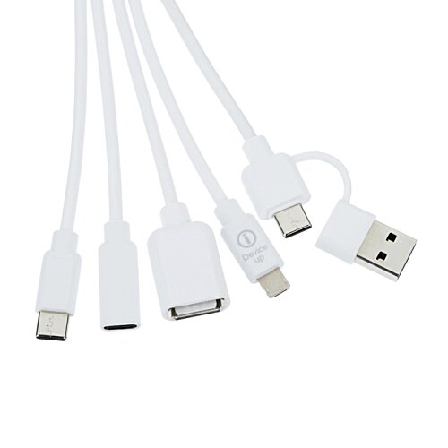 Additional Image 2 - a group of white usb cables