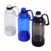 a group of water bottles