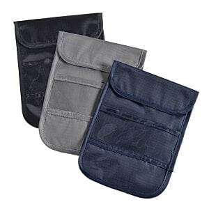 Additional Image 3 - a group of black and grey pouches