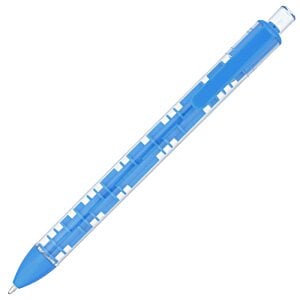 Additional Image 2 - a blue pen with a white cap