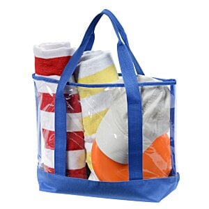 Additional Image 1 - a blue bag with a blue handle