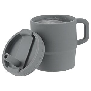 Additional Image 4 - a grey mug with a lid