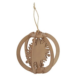 Additional Image 5 - a wooden ornament with a string