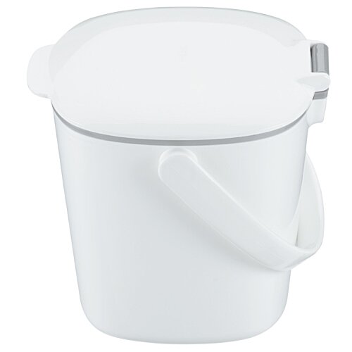 Additional Image 4 - a white plastic bucket with a lid