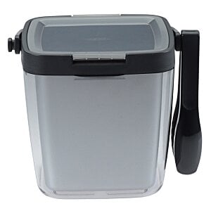 Additional Image 2 - a white container with black handles