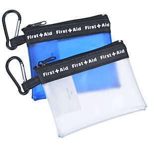 Additional Image 3 - a group of clear bags with black handles