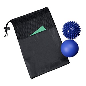 Additional Image 1 - a black bag with blue balls