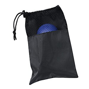Additional Image 3 - a blue ball in a black pouch