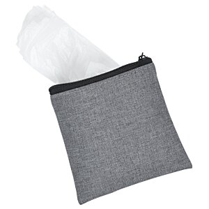 Additional Image 1 - a grey pouch with a white strip