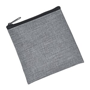 Additional Image 2 - a grey pouch with a zipper