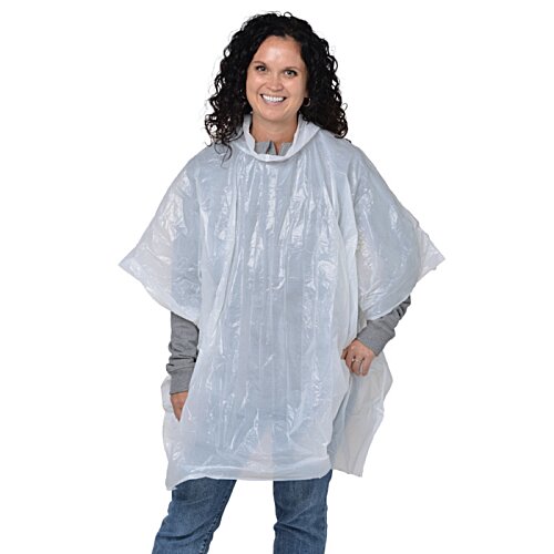 Additional Image 3 - a woman wearing a plastic poncho