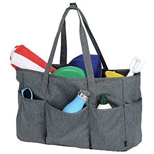 Additional Image 2 - a grey bag with different objects inside