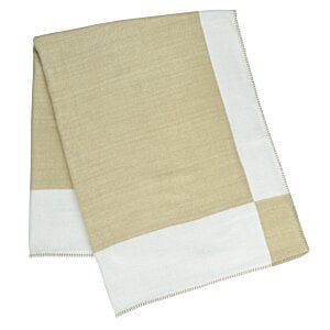 Additional Image 1 - a beige and white towel