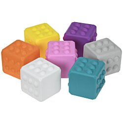 a group of colorful cubes