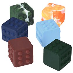 a group of colorful cubes