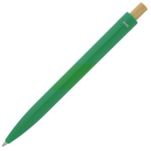 Additional Image 3 - a green pen with a wooden cap