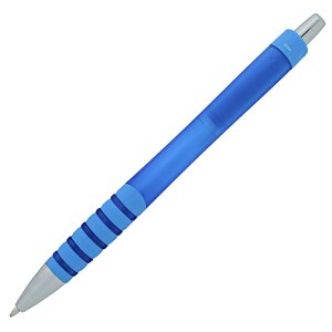 Additional Image 3 - a blue pen with a silver tip