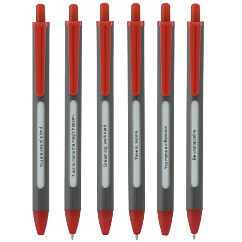 Additional Image 3 - a group of red pens