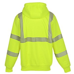 Additional Image 1 - a yellow jacket with grey stripes