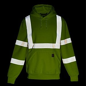 Additional Image 2 - a green jacket with white stripes