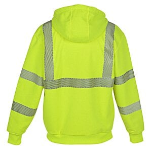 Additional Image 1 - a yellow jacket with grey stripes