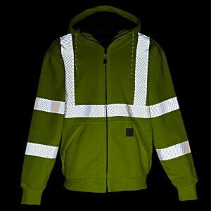 Additional Image 2 - a green jacket with white stripes