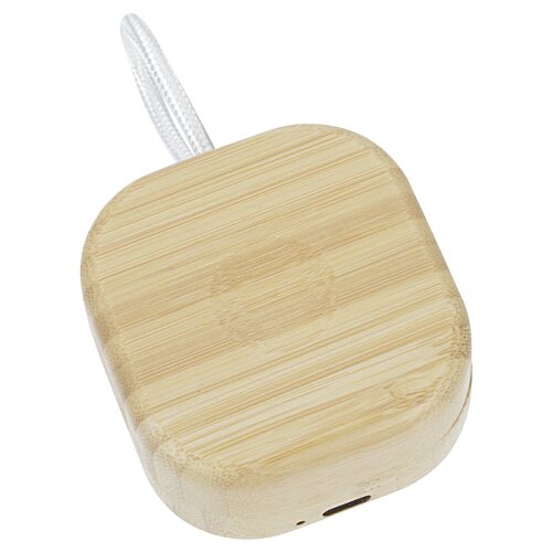 Additional Image 2 - a wooden square object with a white handle